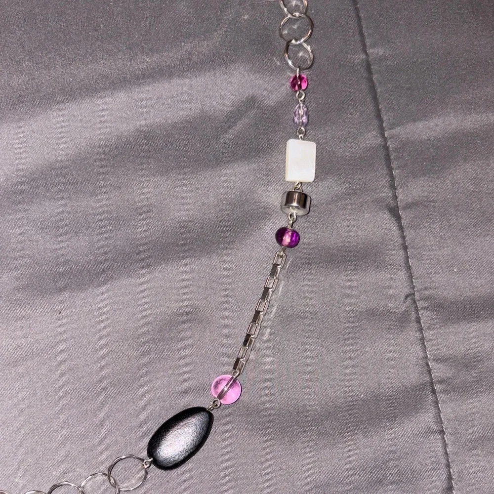 The Limited Silver and Purple Women's Necklace